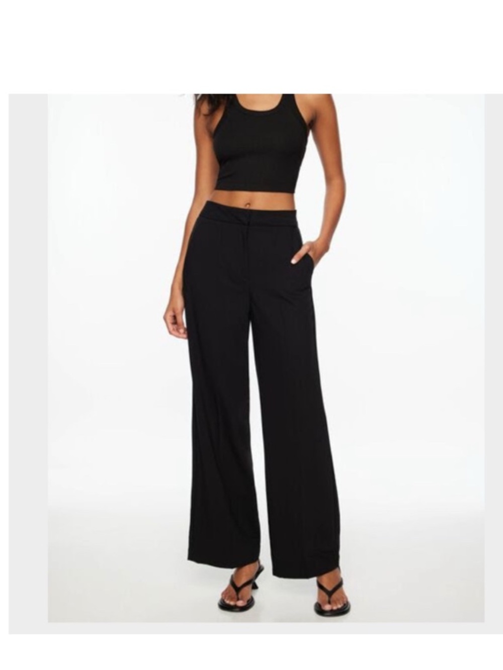 Dynamite Women’s Black Pleated Trousers